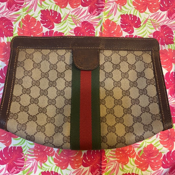 Gucci Handbags - Vintage Gucci Clutch/Pouch Authentic Project